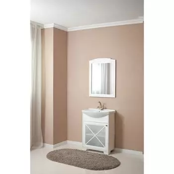 Комплект мебели для ванной Атолл Палермо 265 витрина