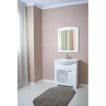 Комплект мебели для ванной Атолл Палермо 275 витрина