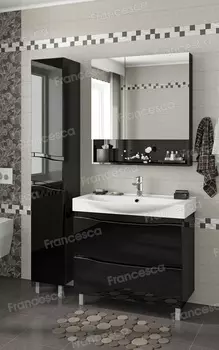 Комплект мебели Francesca Forte 85 напольная черный (2 ящика, ум. Элвис 85)