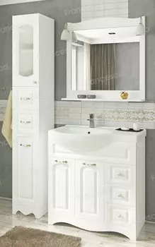 Комплект мебели Francesca Империя 83 белый, правый