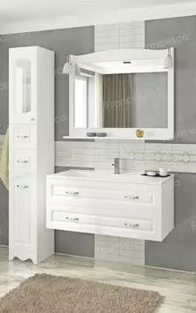 Комплект мебели Francesca Империя П 100 подвесной белый