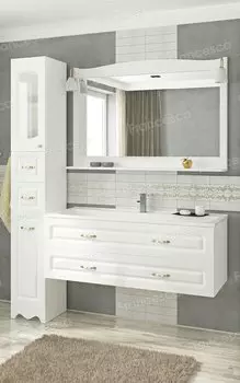 Комплект мебели Francesca Империя П 120 подвесной белый