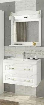 Комплект мебели Francesca Империя П 70 подвесной белый