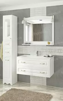 Комплект мебели Francesca Империя П 90 подвесной белый