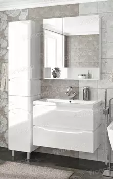 Комплект мебели Francesca Latina 80 подвесной белый