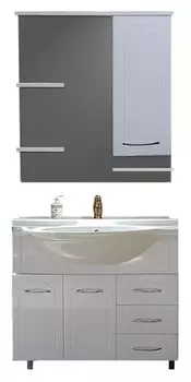 Комплект мебели Grace Ианта 85 белый глянец