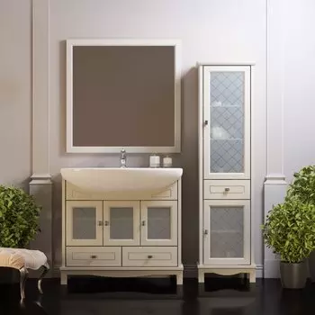 Комплект мебели Opadiris Омега 90, слоновая кость