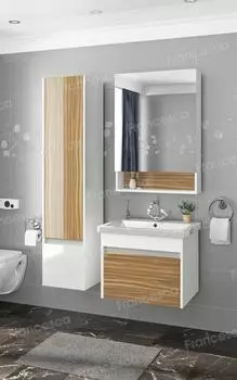 Комплект мебели подвесной Francesca Doremi 60 (белый/ясень)