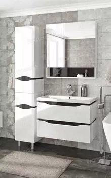 Комплект мебели подвесной Francesca Latina 80 белый-венге