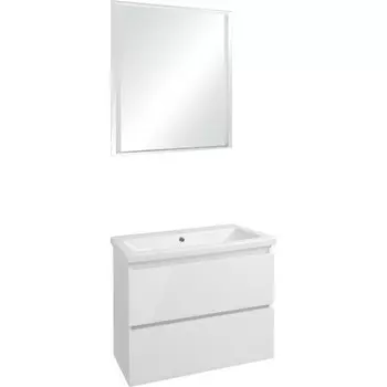 Комплект мебели Style Line Даймонд 70 Люкс Plus подвесная белый