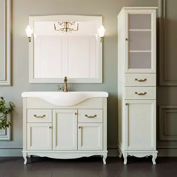 Комплект мебели ValenHouse Эллина 105 слоновая кость, фурнитура бронза