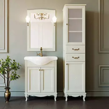 Комплект мебели ValenHouse Эллина 65 слоновая кость, фурнитура бронза