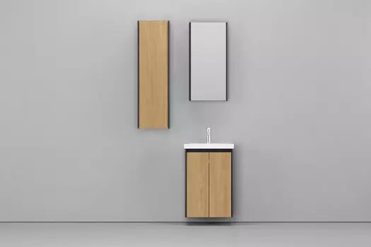 Комплект мебели Velvex Klaufs 50.2D черная, шатанэ, подвесная