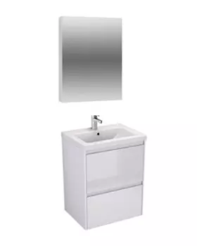 Комплект мебели Velvex Klaufs 60.2Y белая, подвесная