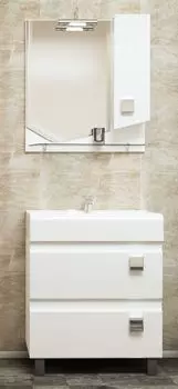 Комплект мебели Velvex Lambo 70, белый