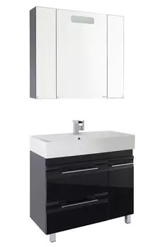 Комплект мебели Vod-ok Мальта 90 с ящиками, черный