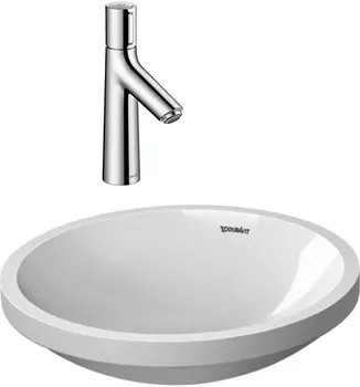 Комплект Рукомойник Duravit Architec 0319420000 + Смеситель Hansgrohe Talis Select S 72042000 для раковины