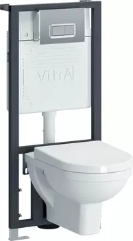 Комплект VitrA Form 300 9812B003-7203 кнопка хром