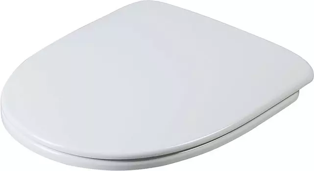 Крышка-сиденье Am.Pm Bliss L C537851WH быстросьемная, с микролифтом, петли хром