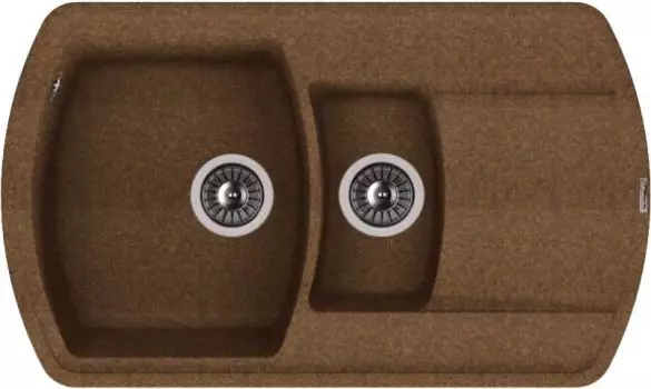 Мойка кухонная Florentina Нире 860К коричневый