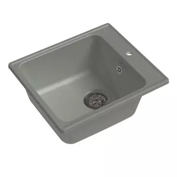 Мойка кухонная Raiber Реберг RQ21 прямоугольная, бетон