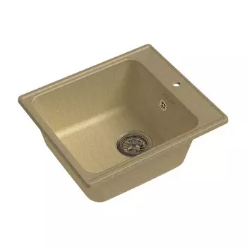 Мойка кухонная Raiber Реберг RQ21 прямоугольная, бежевый