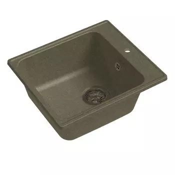 Мойка кухонная Raiber Реберг RQ21 прямоугольная, топаз