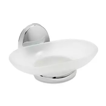 Мыльница стеклянная настенная Raiber R70109