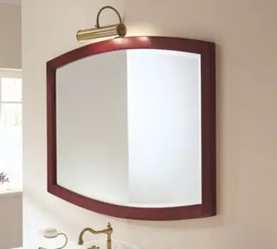 Овальное зеркало в отделке Палисандр Bagno Piu Poesia 120