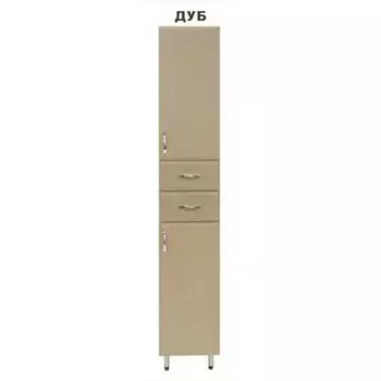 Пенал для ванной 35 1.5, дуб