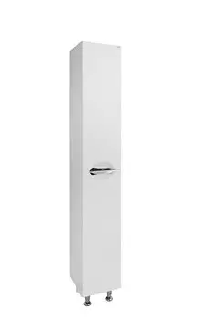 Пенал для ванной комнаты 2 с бельевой корзиной 30/35 1.16, белый