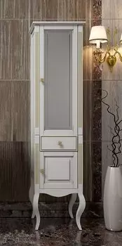 Пенал Opadiris Лаура 45 белый матовый