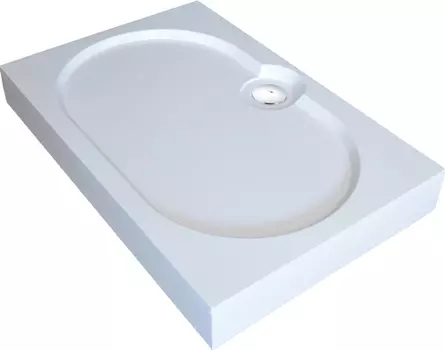 Поддон для душа GuteWetter Deluxe 120x80x16 Q белый
