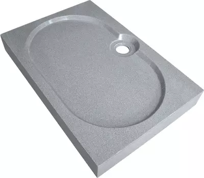 Поддон для душа GuteWetter Deluxe 120x80x16 Q серый