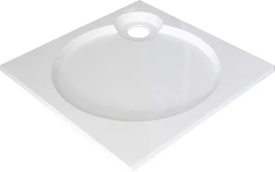 Поддон для душа GuteWetter Deluxe 80x80x2 Q белый
