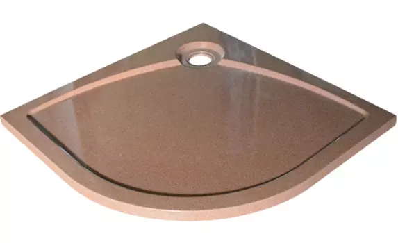 Поддон для душа GuteWetter Deluxe 90x90x4 R терракот