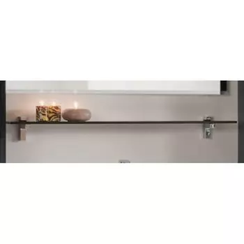 Полка стеклянная Акватон 100 черная