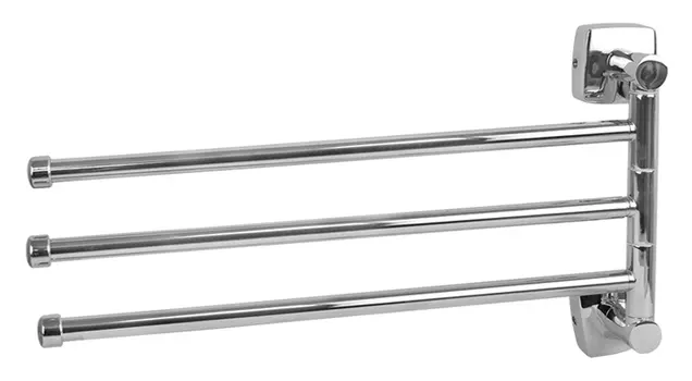 Полотенцедержатель Fixsen Kvadro FX-61302A-3 поворотный, тройной