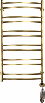 Полотенцесушитель электрический Domoterm Калипсо П12 50x100, античная бронза, R