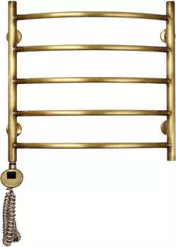 Полотенцесушитель электрический Domoterm Калипсо П5 50x50, античная бронза, L