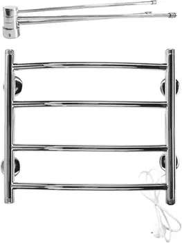 Полотенцесушитель электрический Domoterm Классик DMT 109-4 R с полотенцедержателем