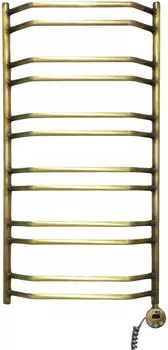 Полотенцесушитель электрический Domoterm Лаура П12 50x98,5, античная бронза, R