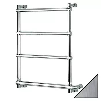 Полотенцесушитель электрический Margaroli Sole 542-4 шлифованный хром (5424704BNNB)