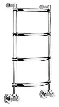 Полотенцесушитель водяной Margaroli Luna 432-4 хром (4323704CRN)
