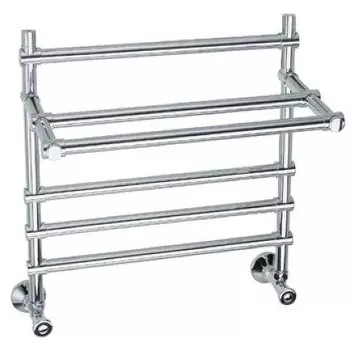 Полотенцесушитель водяной Margaroli Sole 442-4 с полкой (4424704CRP)