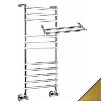 Полотенцесушитель водяной Margaroli Sole 464-11 с полкой бронза (снято)