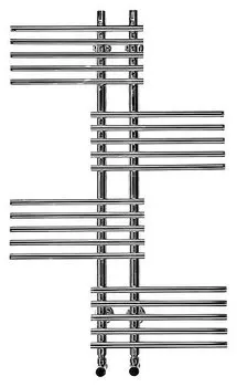 Полотенцесушитель водяной Terminus Европа 32/20 П20 5-5-5-5