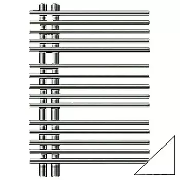 Полотенцесушитель водяной Zehnder Yucca Star YAS-070-050 белый