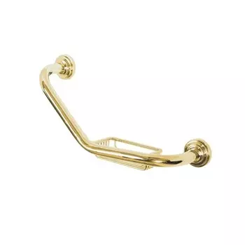 Поручень для ванны с мыльницей Boheme Imperiale 10422 золото