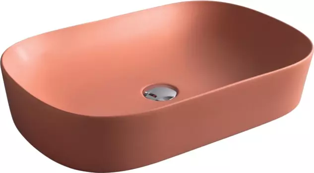 Раковина ArtCeram Ghost 65 rosso corallo